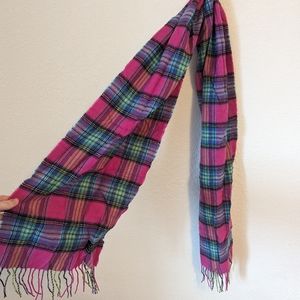Cashmere Hand Tailored Flannel Scarf, Never Worn
